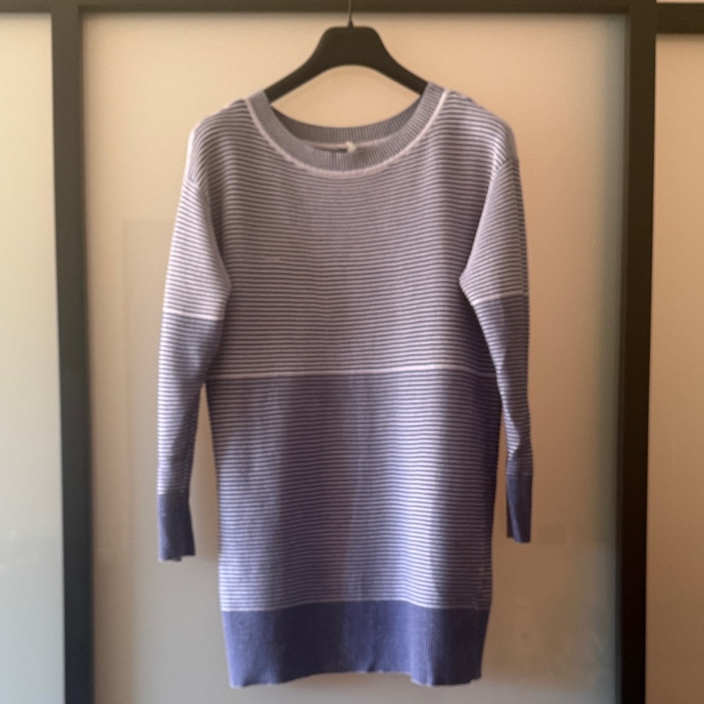 Daily Practice by Anthropologie Striped Crewneck Sweater Dress